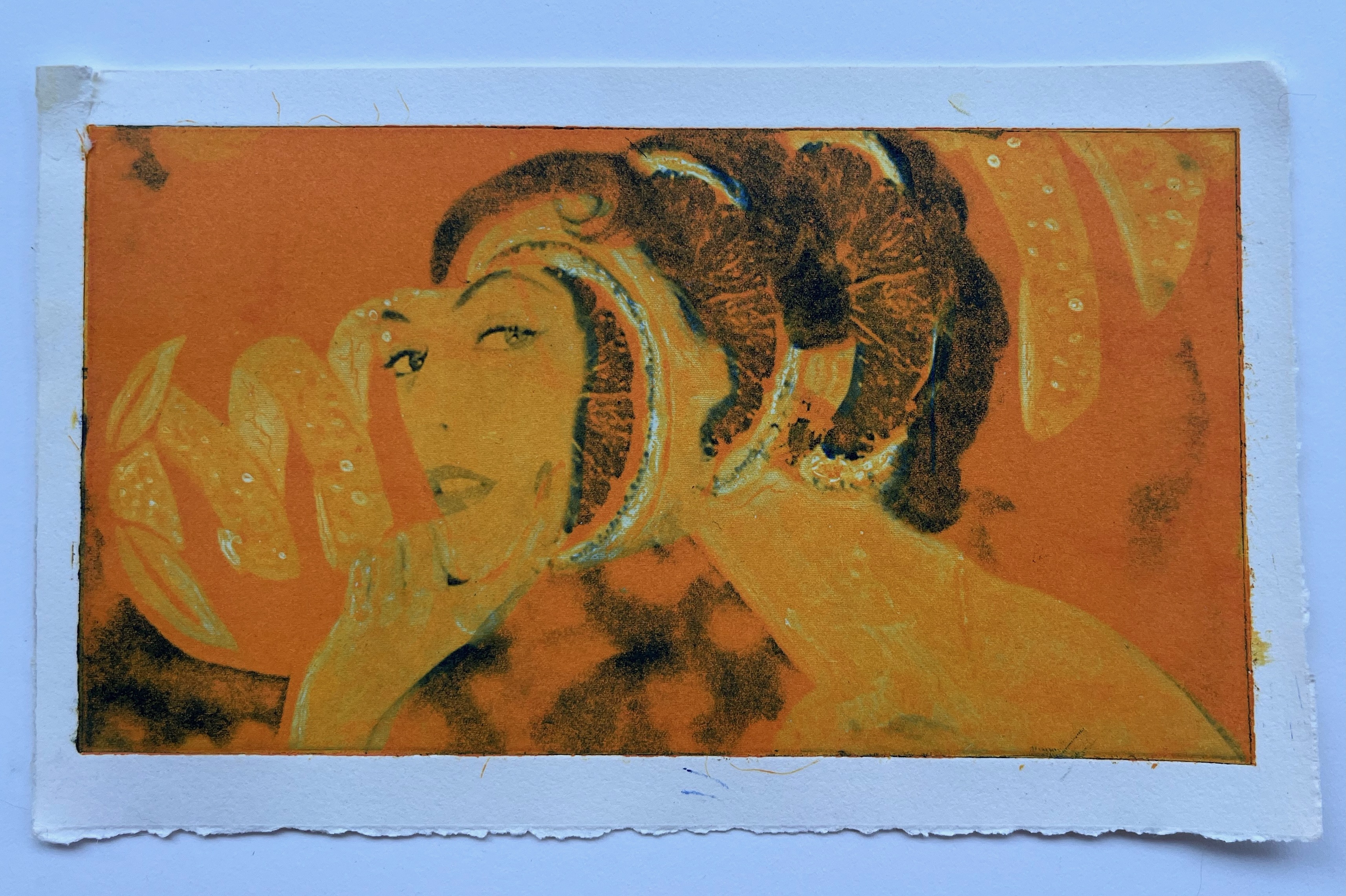 Orange lady