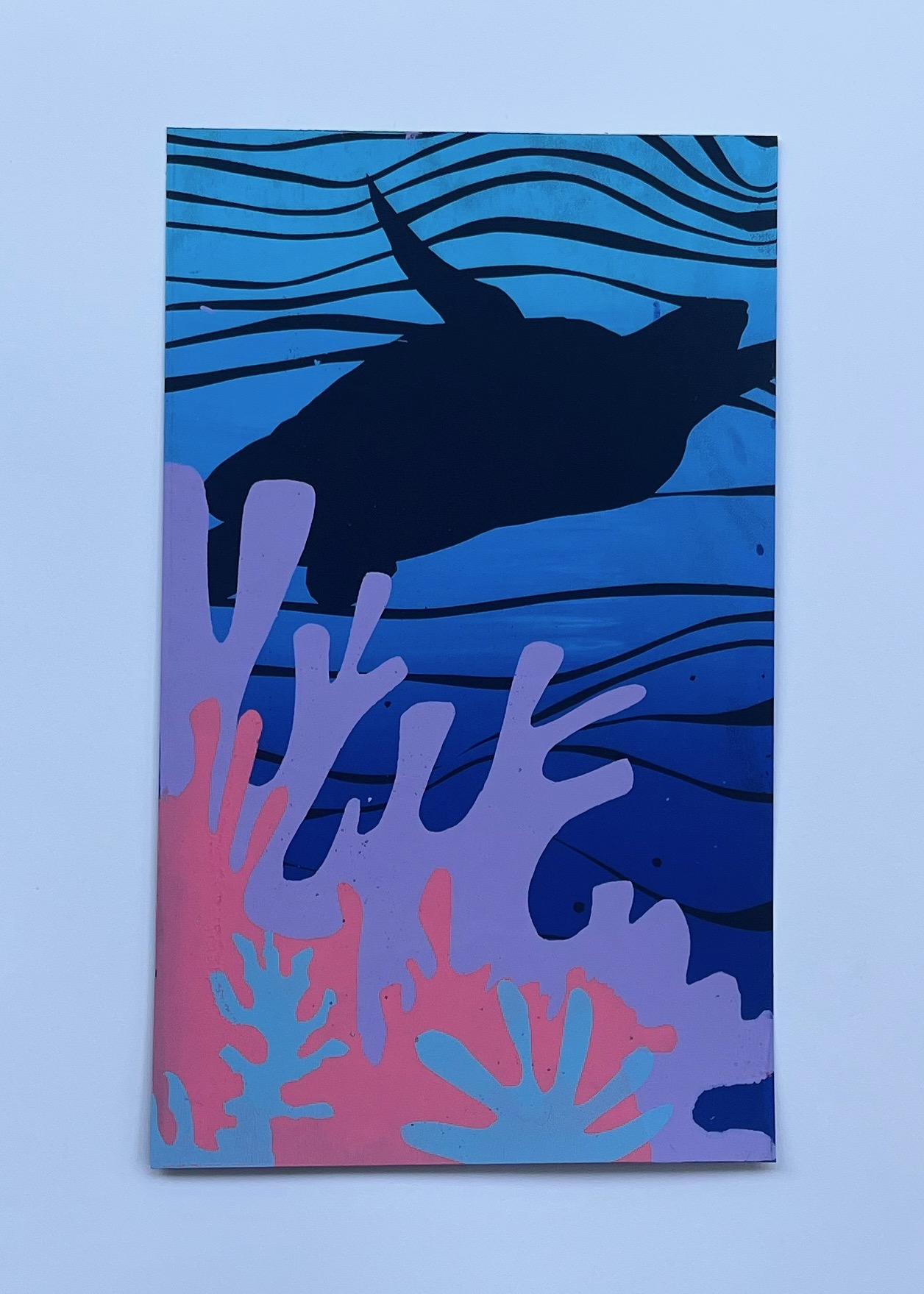 ocean- turtle with coral