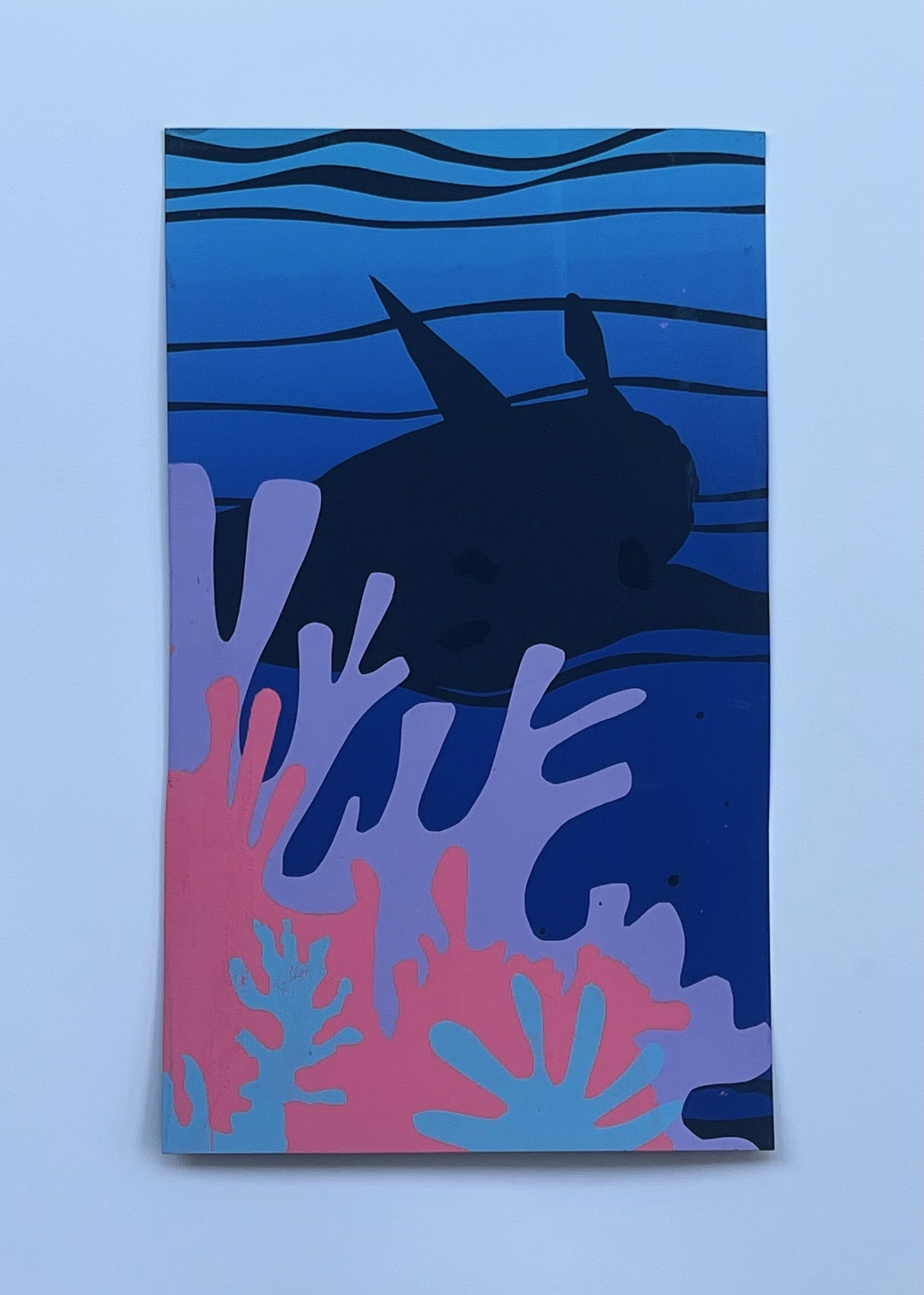ocean- whale with coral